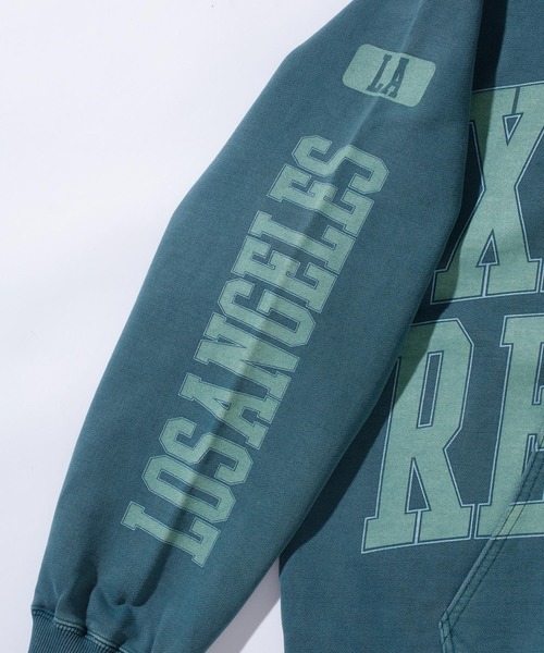 XLARGE（エクストララージ）の「COLLEGE LOGO PIGMENT DYED ZIP
