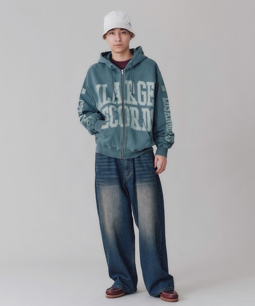 XLARGE（エクストララージ）の「COLLEGE LOGO PIGMENT DYED ZIP