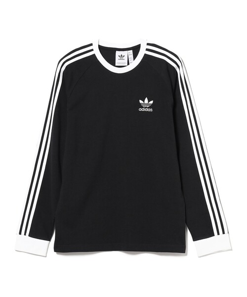 adidas(アディダス)の「adidas / アディカラー クラシックス スリーストライプス 長袖Tシャツ(Tシャツ/カットソー・メンズ・ブラック/ホワイト・LARGE/MEDIUM/X-LARGE/XX-LARGE)」の3枚目の写真