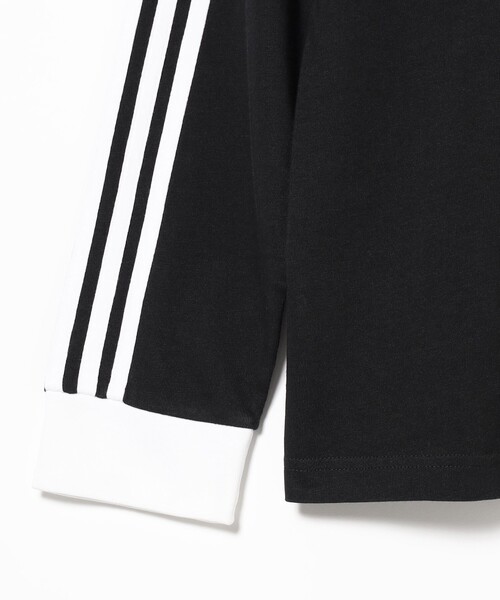 adidas(アディダス)の「adidas / アディカラー クラシックス スリーストライプス 長袖Tシャツ(Tシャツ/カットソー・メンズ・ブラック/ホワイト・LARGE/MEDIUM/X-LARGE/XX-LARGE)」の5枚目の写真
