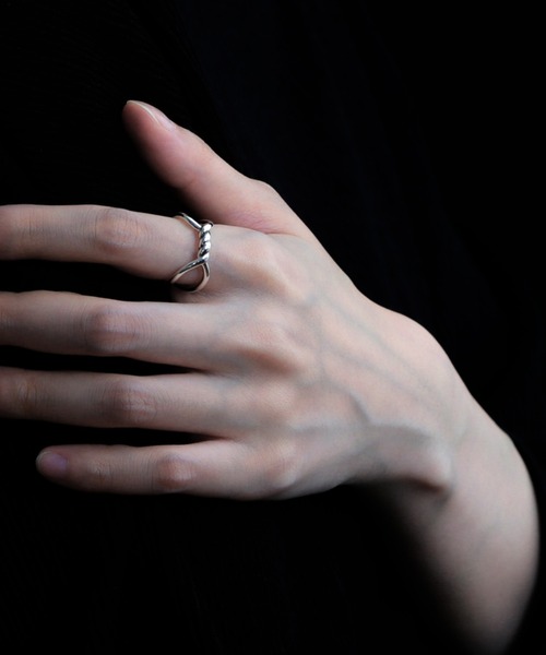 【YArKA/ヤーカ】center twist crossing ring [EAWNC4] / センターツイストリング（リング）｜YArKA（ヤーカ）