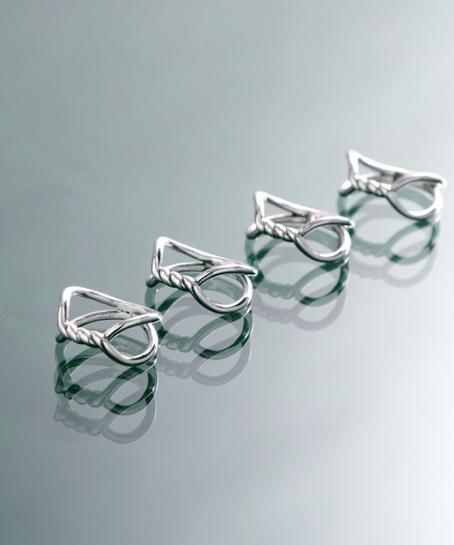 【YArKA/ヤーカ】center twist crossing ring [EAWNC4] / センターツイストリング（リング）｜YArKA（ヤーカ）