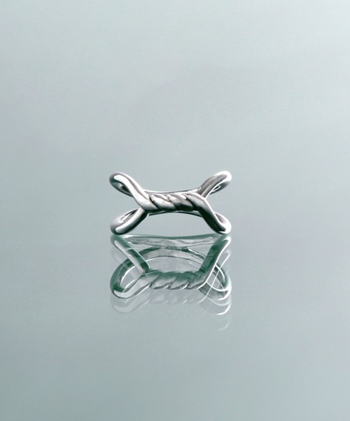 【YArKA/ヤーカ】center twist crossing ring [EAWNC4] / センターツイストリング（リング）｜YArKA（ヤーカ）