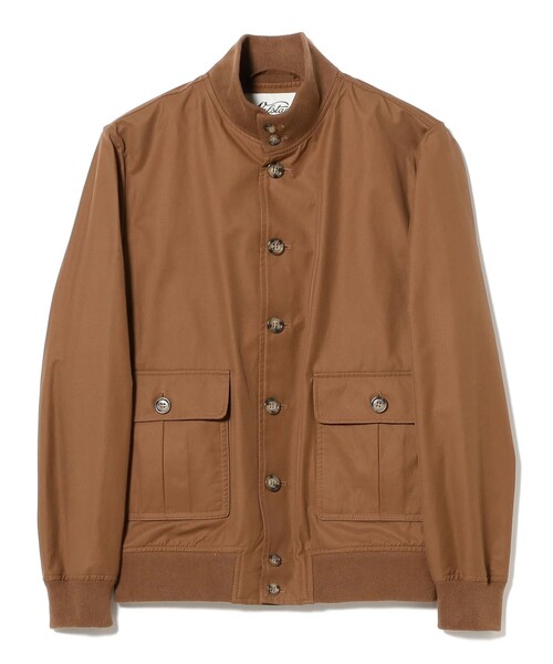 Valstar（バルスターヴァルスター）の「VALSTAR / コットンナイロン ドライビングブルゾン（ブルゾン・メンズ・ダークグリーン/ベージュ/ネイビー/ナチュラル/ブラウン系その他4・44/46/48/50/52）」の2枚目の写真