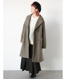 ehka sopo | ブークレーミドル丈チェスターコート(チェスターコート)