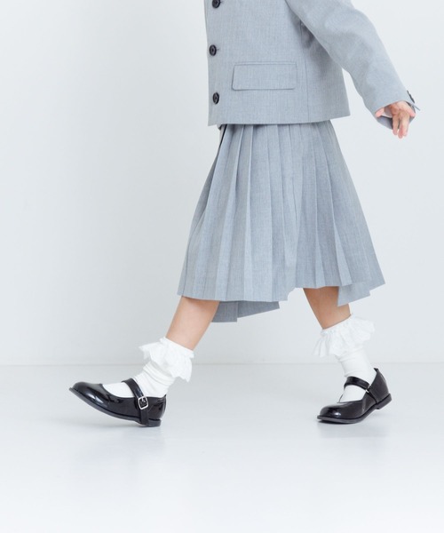 LOWRYS FARM（ローリーズファーム）の「TRプリーツスカート　 986298（スカート・キッズ・グレー/ブラック/ネイビー・130cm/120cm）」の2枚目の写真