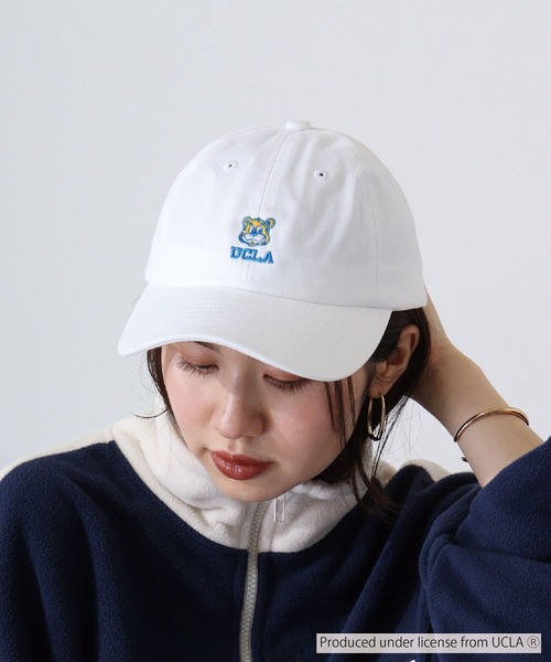 UCLA（ユーシーエルエー）の「LOW CAP UCLA2（キャップ・メンズ・ホワイト/ブラック・FREE）」の6枚目の写真