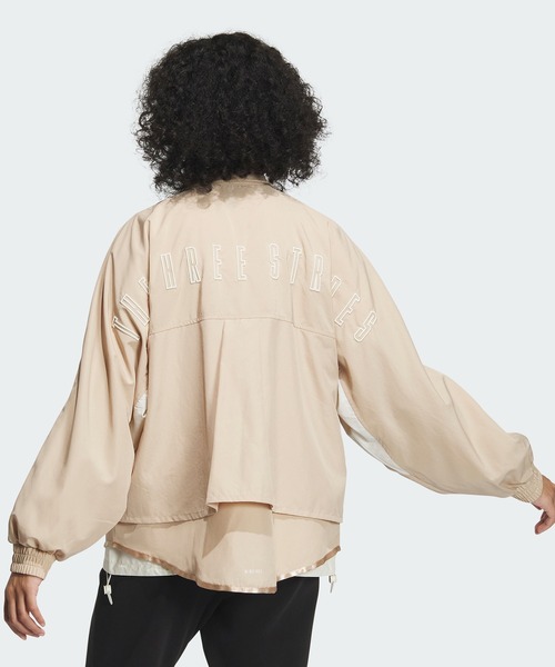 アディダス PRSVE ロング ウーブンジャケット ルーズフィット XL セール】ワーディング ルーズフィット ウーブンジャケット
