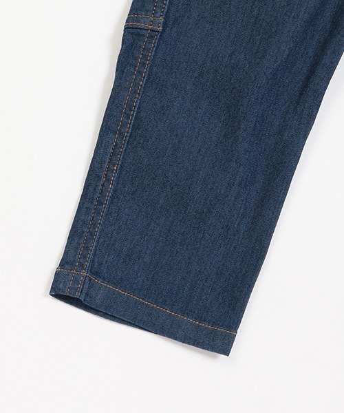 kladskap（クレードスコープ）の「恐竜とロゴ ロング丈ペインターパンツ（デニムパンツ・キッズ・ネイビー・100cm/90cm/110cm/120cm）」の8枚目の写真