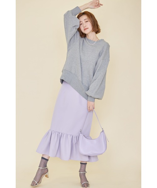 セール】ペプラムフリルタイトスカート（スカート）｜&. NOSTALGIA