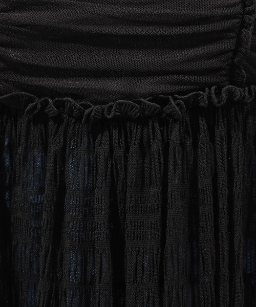 PAGEBOY（ページボーイ）の「シャーリングチュニキャミ（キャミソール・レディース・オフホワイト/チャコールグレー/ブラック・FREE）」の21枚目の写真