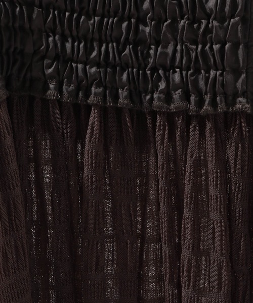 PAGEBOY（ページボーイ）の「シャーリングチュニキャミ（キャミソール・レディース・オフホワイト/チャコールグレー/ブラック・FREE）」の22枚目の写真