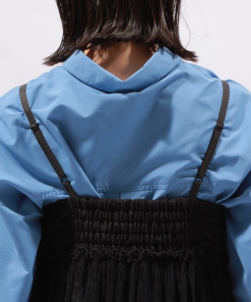 PAGEBOY（ページボーイ）の「シャーリングチュニキャミ（キャミソール・レディース・オフホワイト/チャコールグレー/ブラック・FREE）」の16枚目の写真