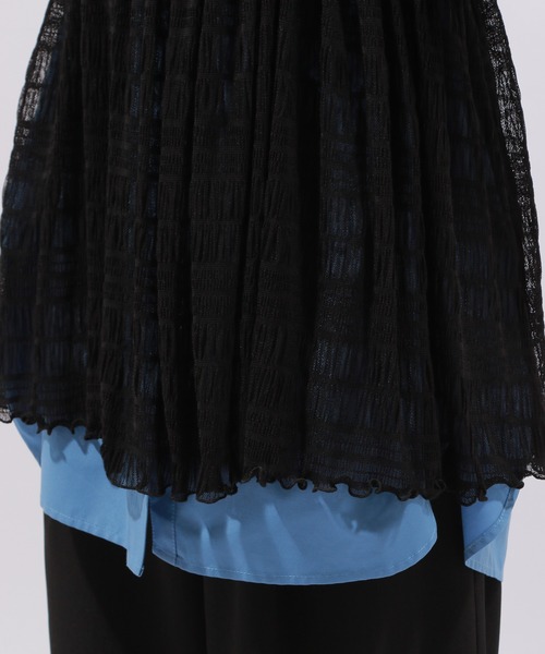 PAGEBOY（ページボーイ）の「シャーリングチュニキャミ（キャミソール・レディース・オフホワイト/チャコールグレー/ブラック・FREE）」の19枚目の写真