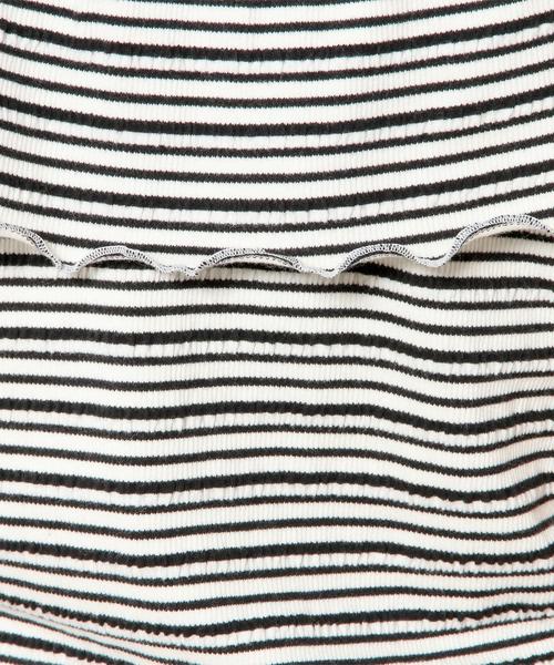 Another Edition（アナザーエディション）の「シャーリングテレコノースリーブ/AEBC　シャーリングテレコNSL◆（Tシャツ/カットソー・レディース・オフホワイト/ブラック/ワインレッド・フリー）」の13枚目の写真