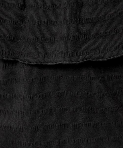 Another Edition（アナザーエディション）の「シャーリングテレコノースリーブ/AEBC　シャーリングテレコNSL◆（Tシャツ/カットソー・レディース・オフホワイト/ブラック/ワインレッド・フリー）」の16枚目の写真