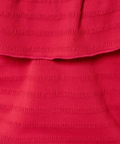 Another Edition（アナザーエディション）の「シャーリングテレコノースリーブ/AEBC　シャーリングテレコNSL◆（Tシャツ/カットソー・レディース・オフホワイト/ブラック/ワインレッド・フリー）」の10枚目の写真