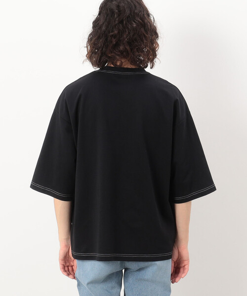 Purple&Yellow（パープルアンドイエロー）の「３ポケット ５分袖プルオーバー（Tシャツ/カットソー・メンズ・マスタード/ホワイト/ブラック・MEDIUM/LARGE/SMALL）」の22枚目の写真