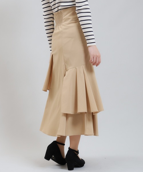 スカート Aude スカート レディース ASTORIA ODIER（アストリアオディール）の「ハイウエストジップフレア