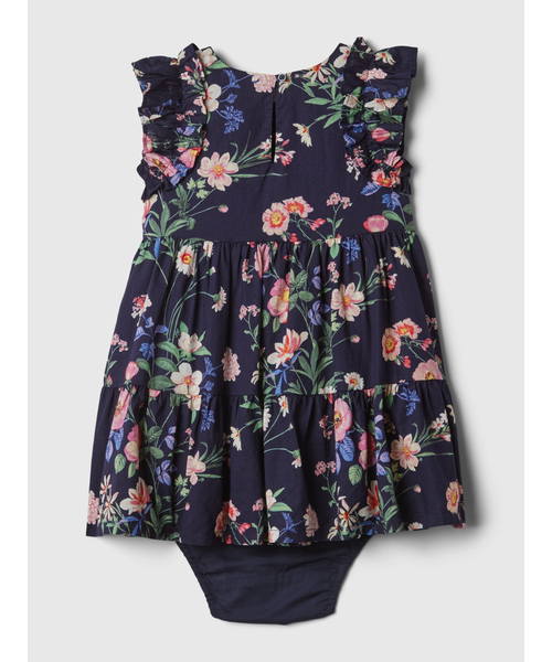 GAP(ギャップ)の「フラッターフリル フローラル ワンピース (幼児)(ワンピース・キッズ・ネイビー・6-12M/12-18M/18-24M/2 YRS/3 YRS/4 YRS/5 YRS)」の2枚目の写真