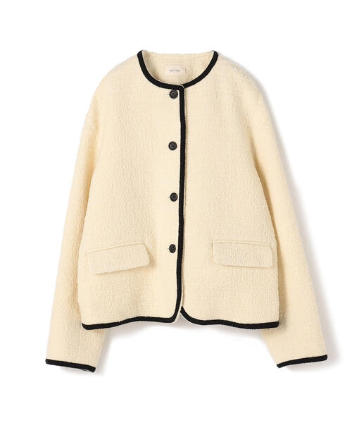 tomorrowlandトゥモローランド＊DESPRES デプレ ジャケット パイルステッチ ノーカラージャケット｜トゥモローランド 公式通販