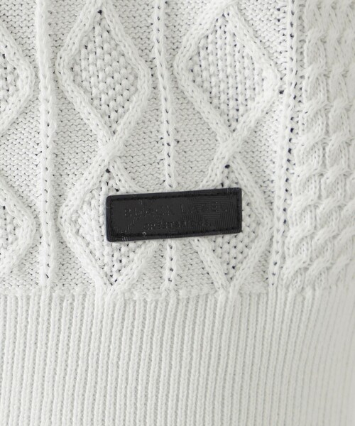 BLACK LABEL CRESTBRIDGE（ブラックレーベル・クレストブリッジ）の「テクスチャーミックスシャドーチェックニット（ニット/セーター・メンズ・ピンク系その他3/ライトグレー/オフホワイト/ブルー系その他4・M/L/XL）」の8枚目の写真