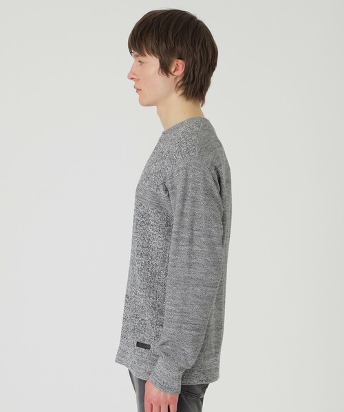 BLACK LABEL CRESTBRIDGE（ブラックレーベル・クレストブリッジ）の「テクスチャーミックスシャドーチェックニット（ニット/セーター・メンズ・ピンク系その他3/ライトグレー/オフホワイト/ブルー系その他4・M/L/XL）」の15枚目の写真