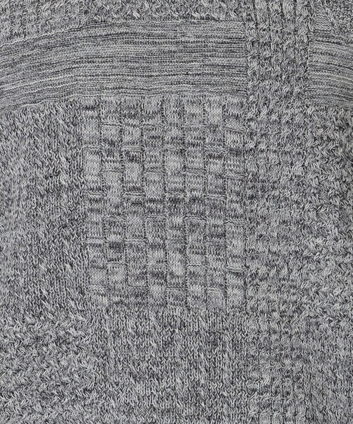 BLACK LABEL CRESTBRIDGE（ブラックレーベル・クレストブリッジ）の「テクスチャーミックスシャドーチェックニット（ニット/セーター・メンズ・ピンク系その他3/ライトグレー/オフホワイト/ブルー系その他4・M/L/XL）」の12枚目の写真