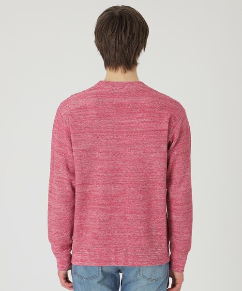 BLACK LABEL CRESTBRIDGE（ブラックレーベル・クレストブリッジ）の「テクスチャーミックスシャドーチェックニット（ニット/セーター・メンズ・ピンク系その他3/ライトグレー/オフホワイト/ブルー系その他4・M/L/XL）」の19枚目の写真