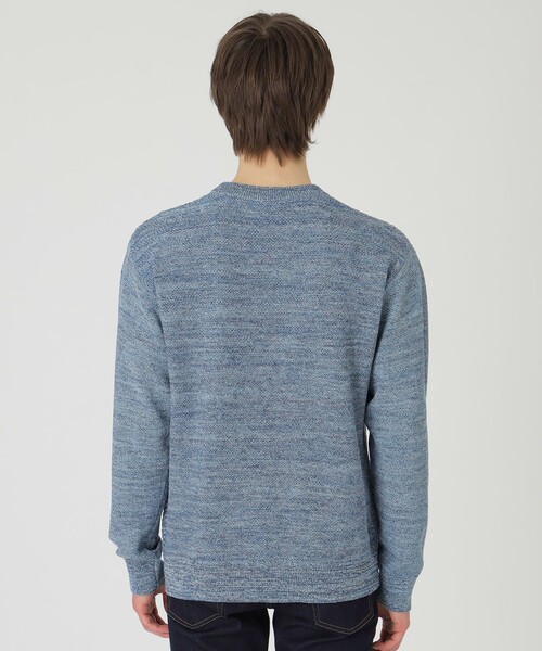 BLACK LABEL CRESTBRIDGE（ブラックレーベル・クレストブリッジ）の「テクスチャーミックスシャドーチェックニット（ニット/セーター・メンズ・ピンク系その他3/ライトグレー/オフホワイト/ブルー系その他4・M/L/XL）」の22枚目の写真