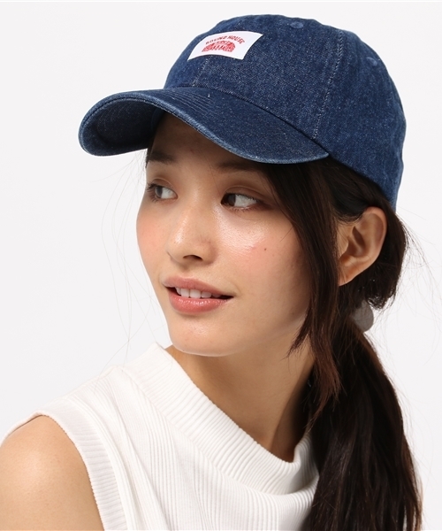 ROUND HOUSE（ラウンドハウス）の「ROUND HOUSE WASHED DENIM BB CAP（キャップ・メンズ・ネイビー/サックスブルー/ブラック・FREE）」の13枚目の写真