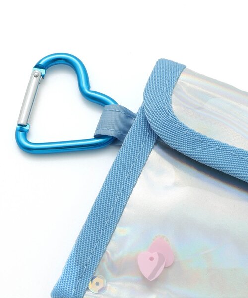 algy（アルジー）の「フレークPVC長財布（財布・キッズ・ブラック/サックスブルー・FREE）」の8枚目の写真