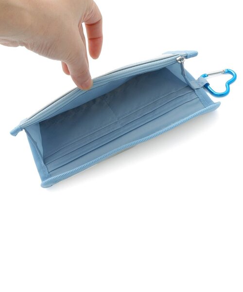 algy（アルジー）の「フレークPVC長財布（財布・キッズ・ブラック/サックスブルー・FREE）」の10枚目の写真