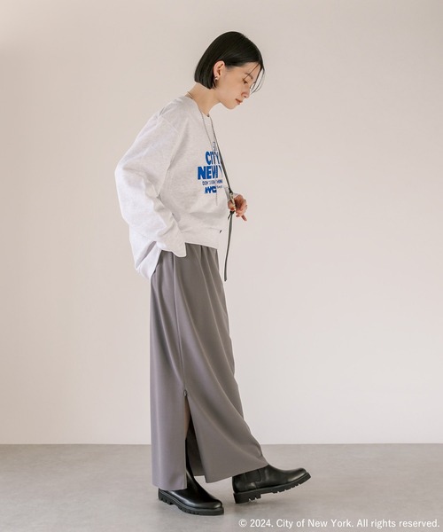 GOOD ROCK SPEED（グッドロックスピード）の「GOOD ROCK SPEED/NYCスエット（スウェット・レディース・ライトグレー・FREE）」の8枚目の写真