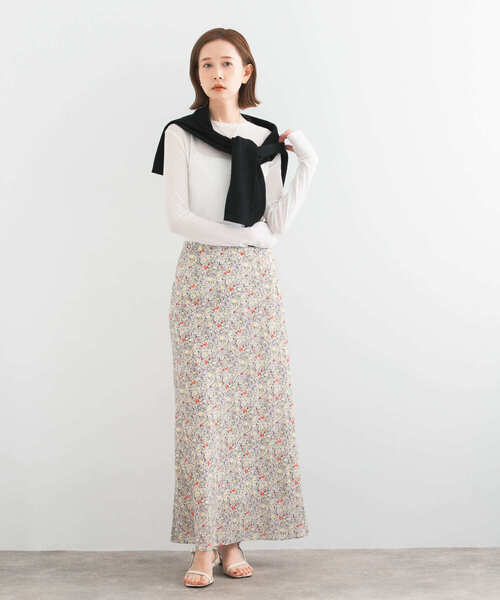 2点おまとめ アーバンリサーチロッソ リネンシャツ イエナ 花柄ラップスカート セール】 シアーショートブラウス （シャツ・ブラウス