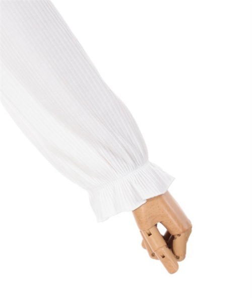 axes femme（アクシーズファム）の「クロスチャーム付トップス（Tシャツ/カットソー・レディース・ホワイト/サックスブルー/ブラック・FREE）」の19枚目の写真