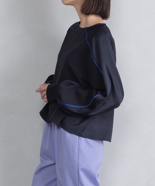 MARECHAL TERRE マルシャルテル　パイピングブラウス　新品タグ付き セール】パイピングブラウス（シャツ/ブラウス）｜MARECHAL