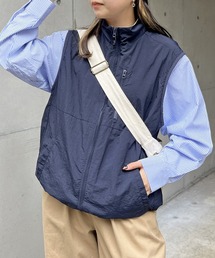 CPCM（シーピーシーエム）の「ナイロン配色スタンドベスト（ベスト・メンズ）」