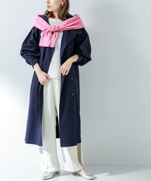 コクーンスリーブトレンチコート