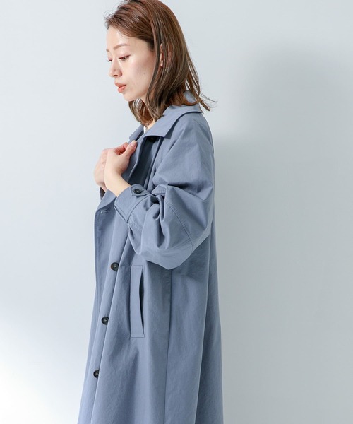 URBAN RESEARCH Sonny Label（アーバンリサーチサニーレーベル）の「コクーンスリーブトレンチコート（トレンチコート・レディース・ベージュ/ネイビー/ブルー・FREE）」の8枚目の写真