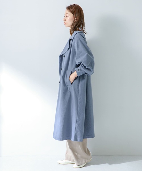 URBAN RESEARCH Sonny Label（アーバンリサーチサニーレーベル）の「コクーンスリーブトレンチコート（トレンチコート・レディース・ベージュ/ネイビー/ブルー・FREE）」の12枚目の写真