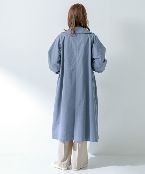 URBAN RESEARCH Sonny Label（アーバンリサーチサニーレーベル）の「コクーンスリーブトレンチコート（トレンチコート・レディース・ベージュ/ネイビー/ブルー・FREE）」の13枚目の写真