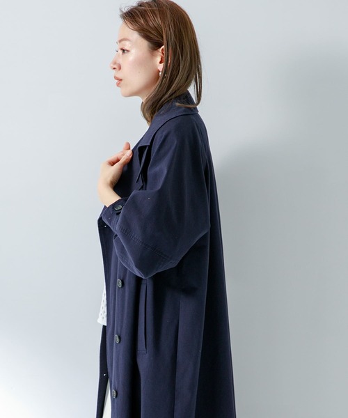 URBAN RESEARCH Sonny Label（アーバンリサーチサニーレーベル）の「コクーンスリーブトレンチコート（トレンチコート・レディース・ベージュ/ネイビー/ブルー・FREE）」の19枚目の写真