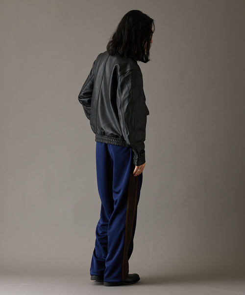 JOURNAL STANDARD（ジャーナルスタンダード）の「ラム ダッド レザーブルゾン（ブルゾン・メンズ・ブラック・MEDIUM/LARGE）」の5枚目の写真