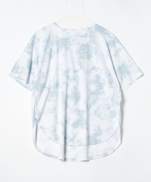 TIGORA（ティゴラ）の「ティゴラ TIGORA iCOOL チュニックTシャツ（Tシャツ/カットソー・レディース・ピンク/ライトグレー/ダークグレー/サックスブルー/ライラック・S/M/L/XL）」の2枚目の写真