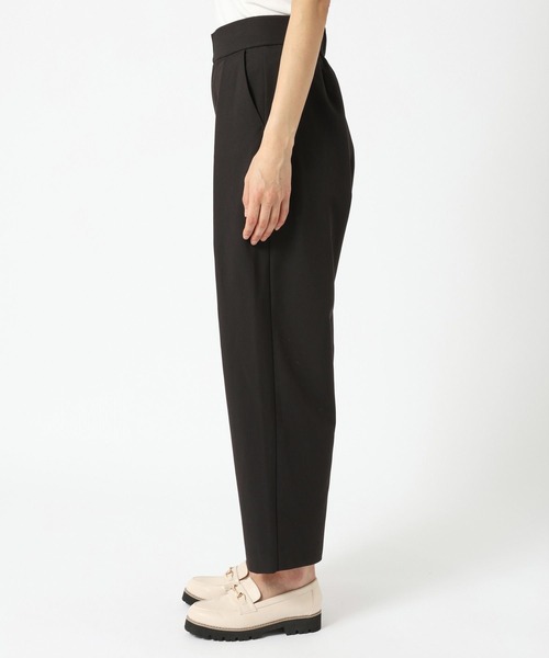 saloon（サルーン）の「SALOON(サルーン)/ 《新色登場》 T/Rライトツイルパンツ【手洗い可】（スラックス・レディース・グレー/ブラック/ライトブルー・FREE）」の14枚目の写真