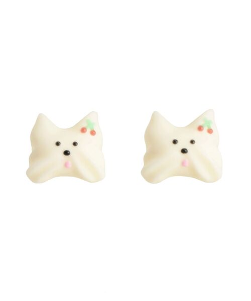 merry jenny（メリージェニー）の「【Maison terrier コラボ】メレンゲクッキーピアス（ピアス（両耳用）・レディース・オフホワイト・FREE）」の9枚目の写真