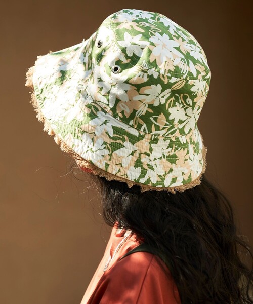 FREAK'S STORE（フリークスストア）の「Casselini/キャセリーニ リバーシブル バケットハット（ハット・レディース・オフホワイト/ブラック/ベージュ・ONE SIZE）」の6枚目の写真