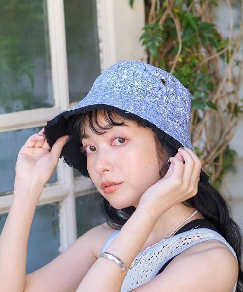 FREAK'S STORE（フリークスストア）の「Casselini/キャセリーニ リバーシブル バケットハット（ハット・レディース・オフホワイト/ブラック/ベージュ・ONE SIZE）」の17枚目の写真