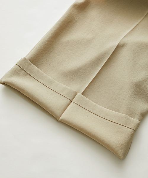 ROPE' PICNIC（ロペピクニック）の「【ご好評につき追加生産】麻調シアーハイウエストワイドパンツ/セットアップ対応・UVカット（その他パンツ・レディース・チャコールグレー/ダークブラウン/ベージュ/ブルー系その他4・36/38/40）」の8枚目の写真